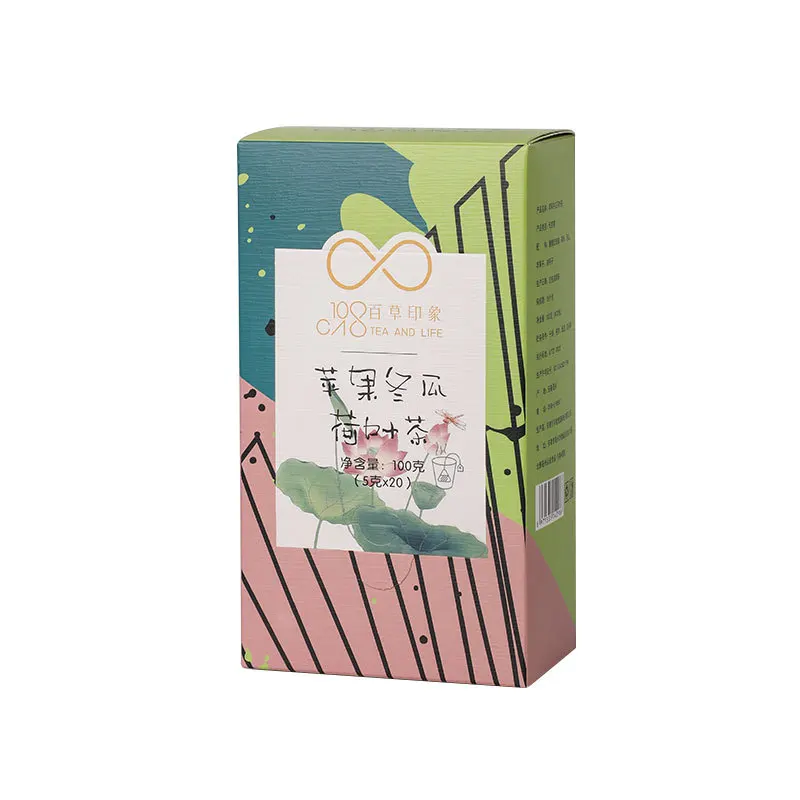 

Apple lotus leaf drink 100g/box free shipping