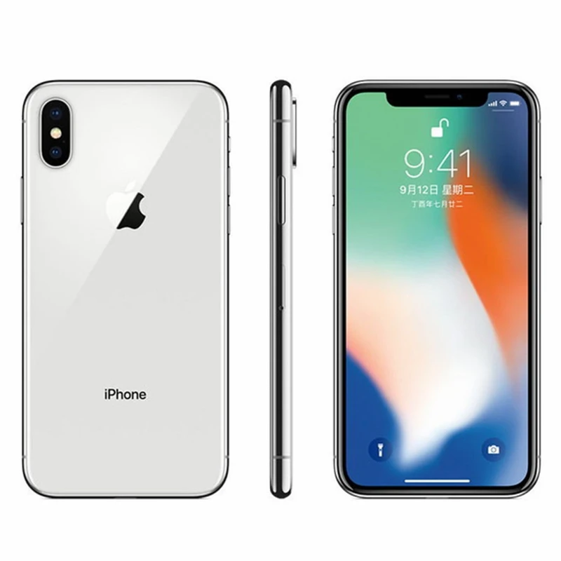 apple iphone x original ios mobile phone 64gb256gb rom 3gb ram hexa core 5 8 12mp dual back camera face id unlocked cellphone free global shipping