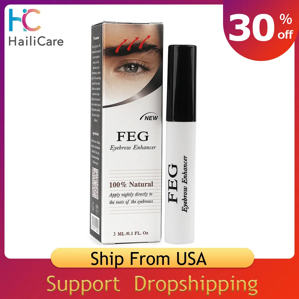 Усилитель для бровей Feg сыворотка роста ресниц натуральные ресницы тушь