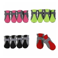 new fashion pet dog cat shoes cover breathable anti slip waterproof pet keep warm boots paw protector case comfortable durable