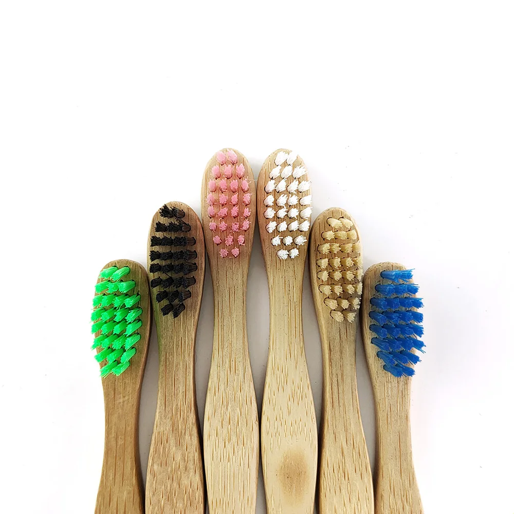 Бамбуковая зубная щетка Chidren мини-щетки для банниров из натурального