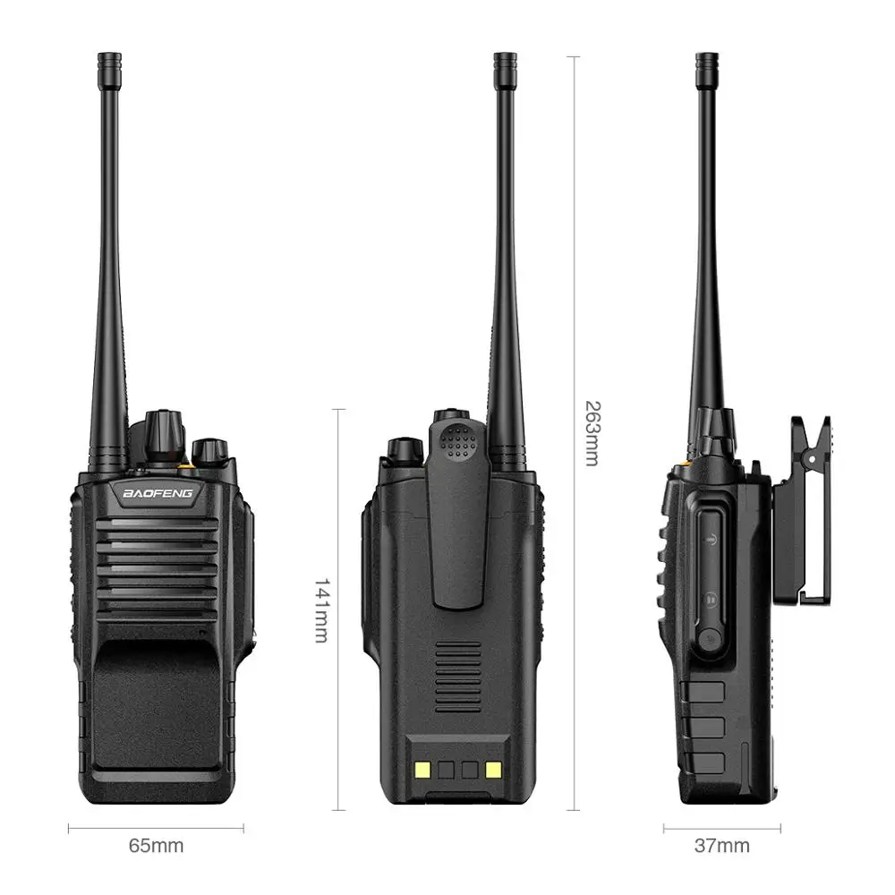 2 шт BAOFENG BF-9700 IP67 Водонепроницаемый 8 Вт 2800 мАч высокой Мощность иди и болтай Walkie
