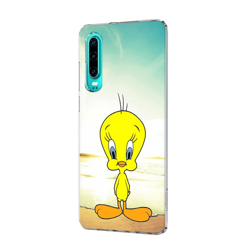 Mobile Phone Case For Honor 6A 6C 7A 7X 8 8X 8C 9 9X 10 20 Lite Pro Hard Cover Yellow Bird Cartoon Tweety Shell |