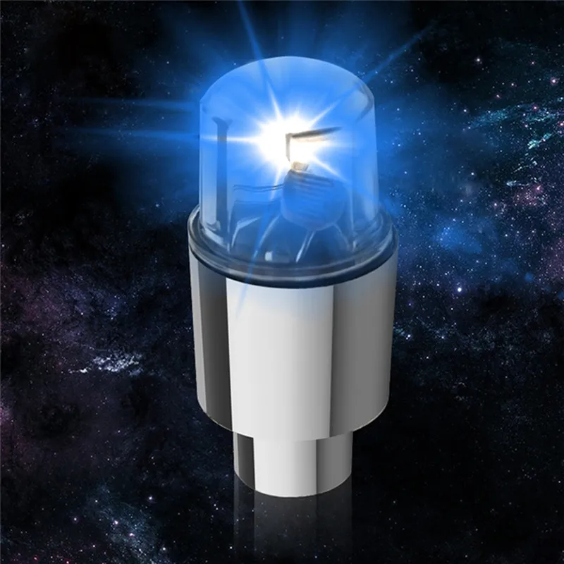 

2Pcs /lot LED Car Bike Wheel Tire Tyre Valve Dust Cap Spoke Flash Lights Car Valve Stems & Caps accessories