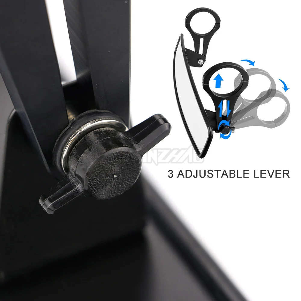 Зеркало заднего вида 15 &quotPro Wide HD для внедорожников UTV центр выпуклое 1 75&quot зажим