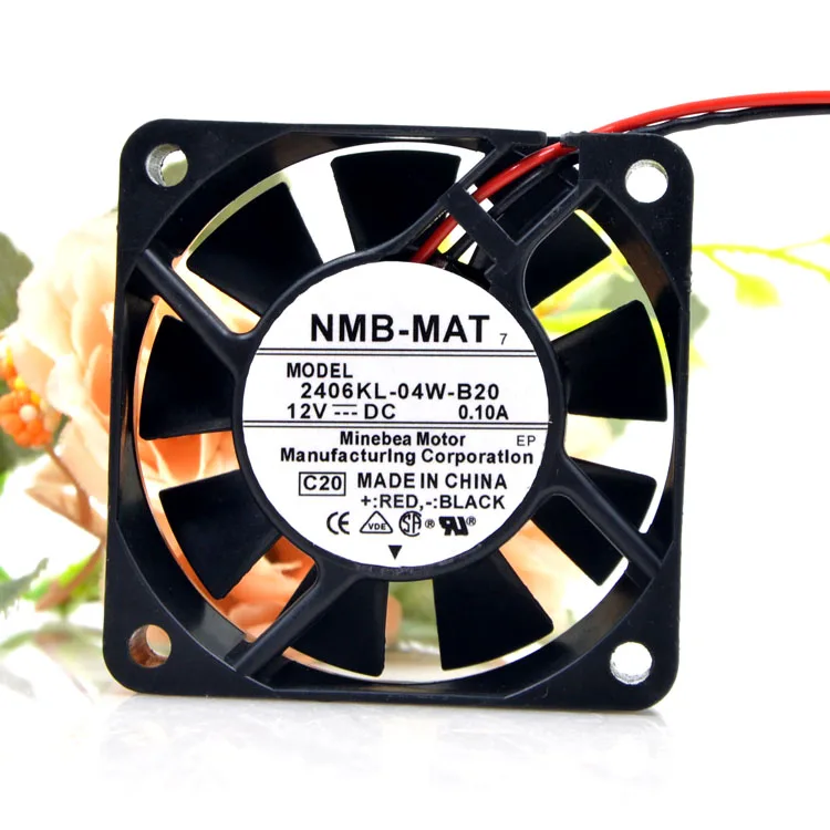 6015 kl-04w-b20 для NMB 6 мм 60 вентилятор DC12V 0.10a процессор бесшумный охлаждающий |