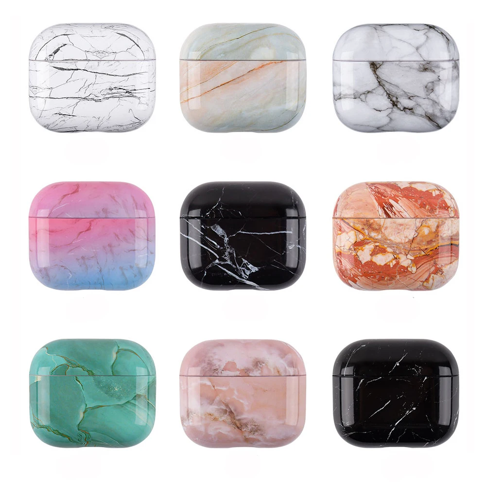 Женский чехол для Airpods 3 2 1 Pro милый наушников Жесткий Чехол из поликарбоната Apple
