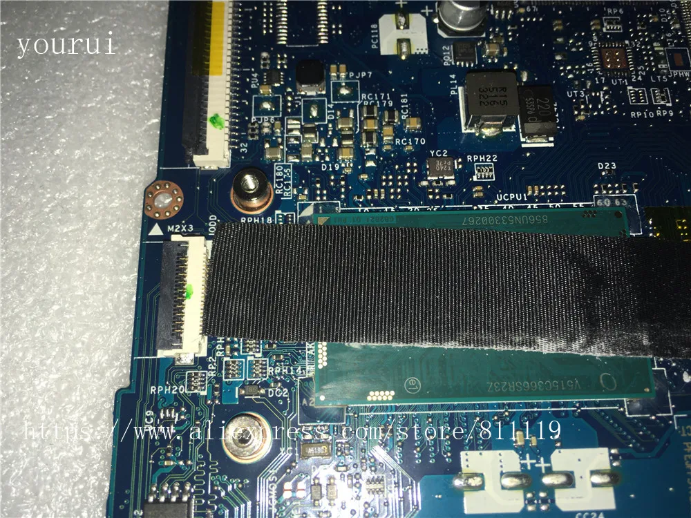 

Yourui HP 15-AC 15T-AC Laptopmotherboard i3-5010u 816811-001 816811-501 AHL50/ ABL52 LA-C701P