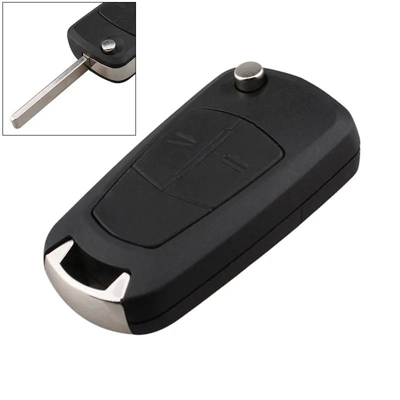 

433 МГц 2 кнопки Замена дистанционный ключ-брелок от машины пульт передатчика сигнализации с 7946 чип для Opel Vectra C/ Corsa D 2007-2012