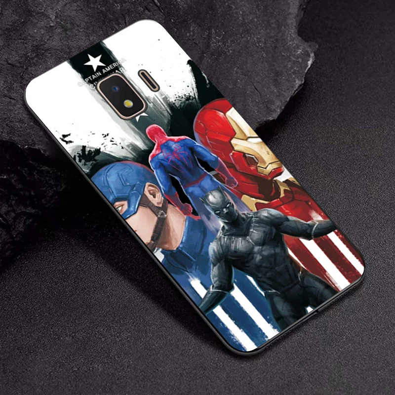 TPUBLK632 Чехол для телефона Marvel Железный человек для samsung Galaxy J2 J4 Core, черный чехол из ТПУ для samsung J4 J6 Plus чехол J5 J7 Prime - Цвет: TPUBLK632