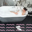 1224 шт.набор, прозрачные противоскользящие полоски