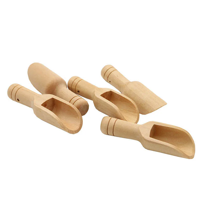 Кухня гаджеты природа деревянный 1 шт. ложки для пряностей сахара Чай Кофе Совок