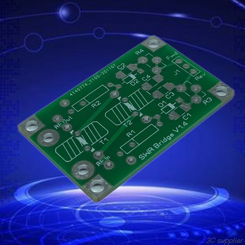 

1.8M-30MHz Swr_bridge_1.4 Assembled DIY Electronic Components Reflection Bridge for RF M11 21 Dropshipping