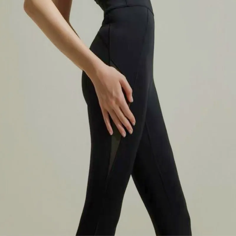 Цельная спортивная одежда с открытой спиной спортивный костюм тренировочный для