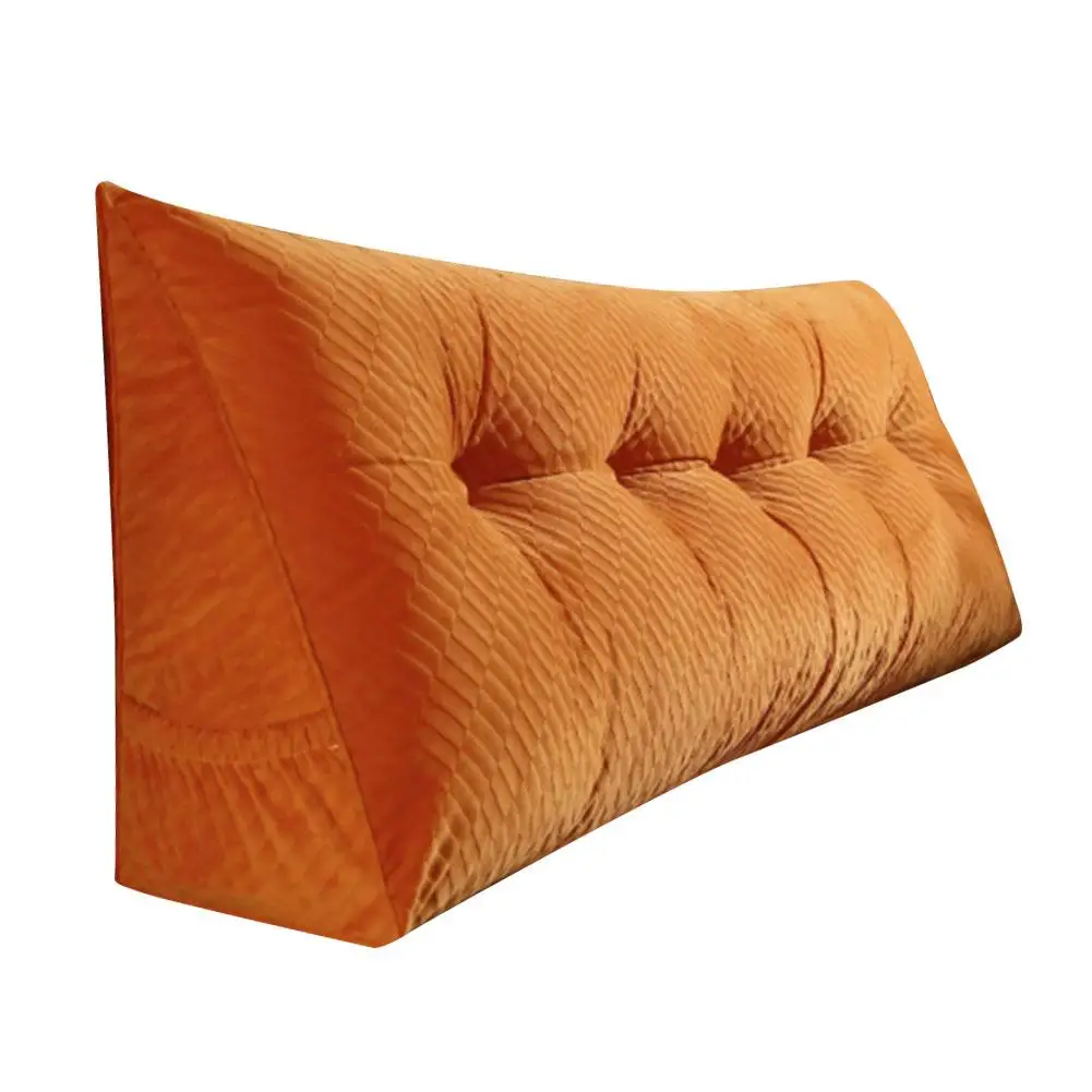 

Triangle Cushion Bed Wedge Removable And Washable Three-dimensional Velvet Rest Cushion Pillow Sofa Cushion Neck Back Support