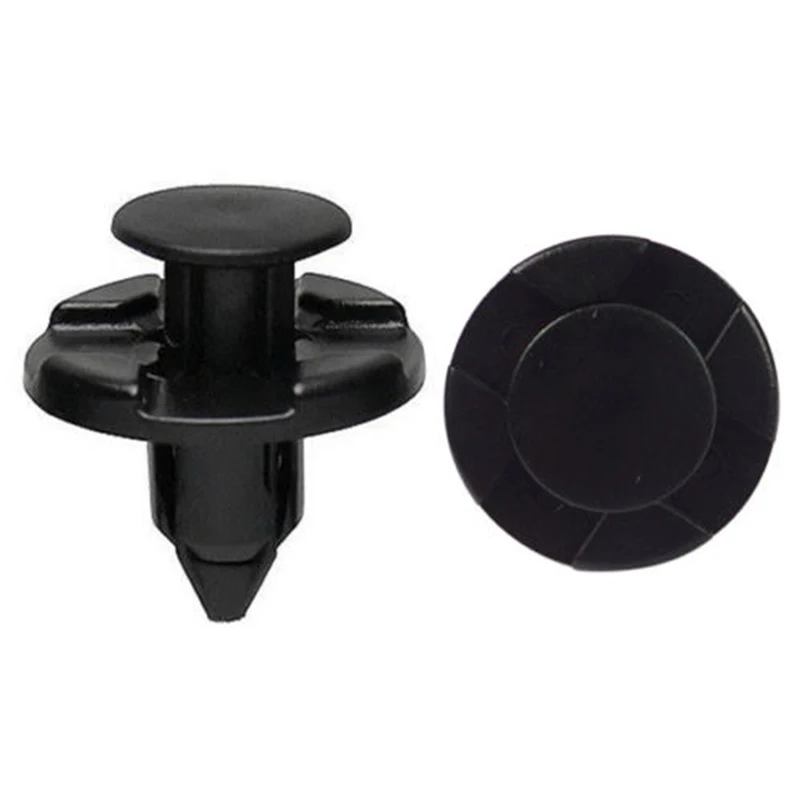 

Trim Fastener clips 8mm hole Accessory Black Car Decor Push pins Rivet Fender