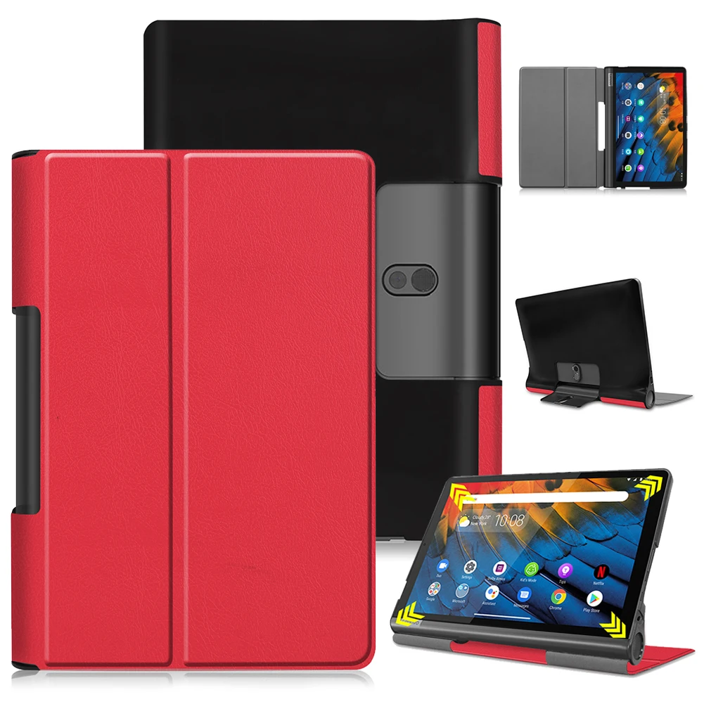Чехол для lenovo Yoga Smart Tab YT-X705 10," чехол для планшета кожаный флип-чехол для lenovo Yoga Tab 5 YT-X705F защитный чехол