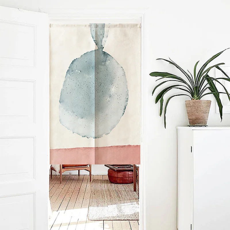 Занавески на двери в скандинавском стиле пылезащитные перегородки для кухни