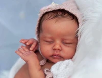 18inches reborn kit delilah pouplar sweet sleeping baby soft touch unfinished unpainted doll parts reborn vinyl doll kit
