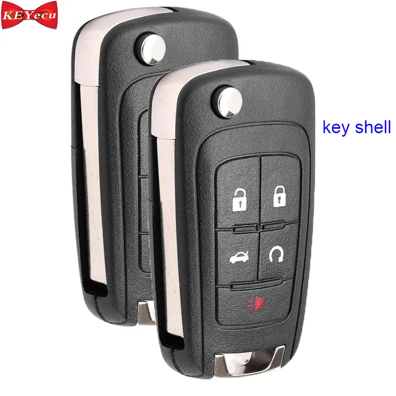 KEYECU 2 шт. для Buick Encore LaCrosse Для Chevrolet Equinox Malibu GMC чехол дистанционного ключа