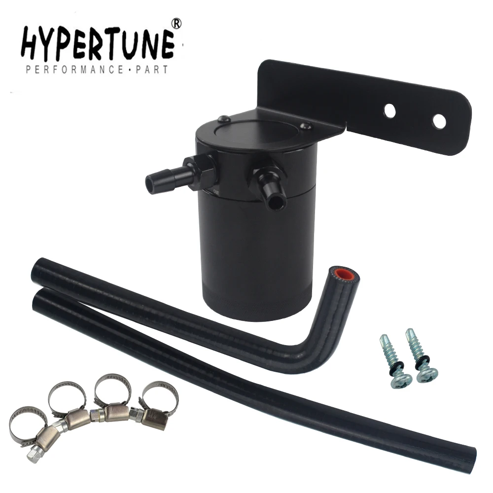 Hypertune OIL CATCH CAN TANK/комплект сепаратора масла для HONDA CIVIC 16 17 BLACK со шлангом