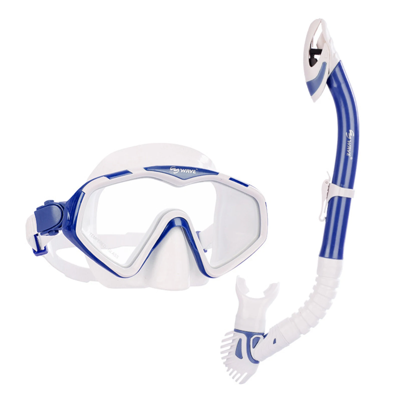 

Hot Snorkel Set for Men Women Panoramic Wide View Anti-Fog Diving Goggles Easy Breathing Professional Snorkeling Gear