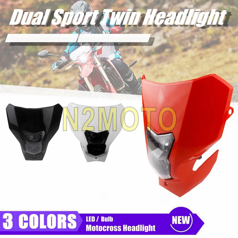 Налобный фонарь для мотокросса светодиодный/Передний Honda CRF450L CRF450XR CRF 150 230 250 450 R/L/X