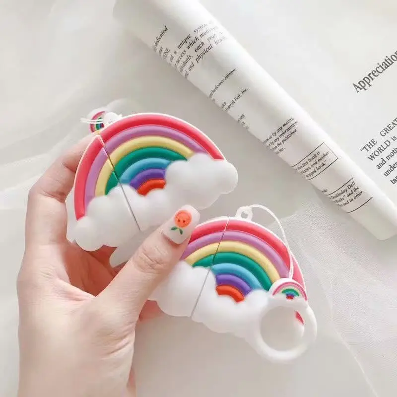 

For Apple Airpods 1 / 2 Case Cartoon Apple Wireless Bluetooth Silicone Earphone Airpods Pro Case