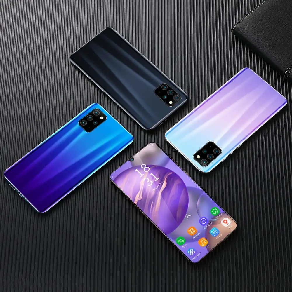 

2020 New network 6.5 inch Galay S20 8GB RAM 256GB ROM Octa Core Snapdragon 855 smart phone S20+ Mobile phone