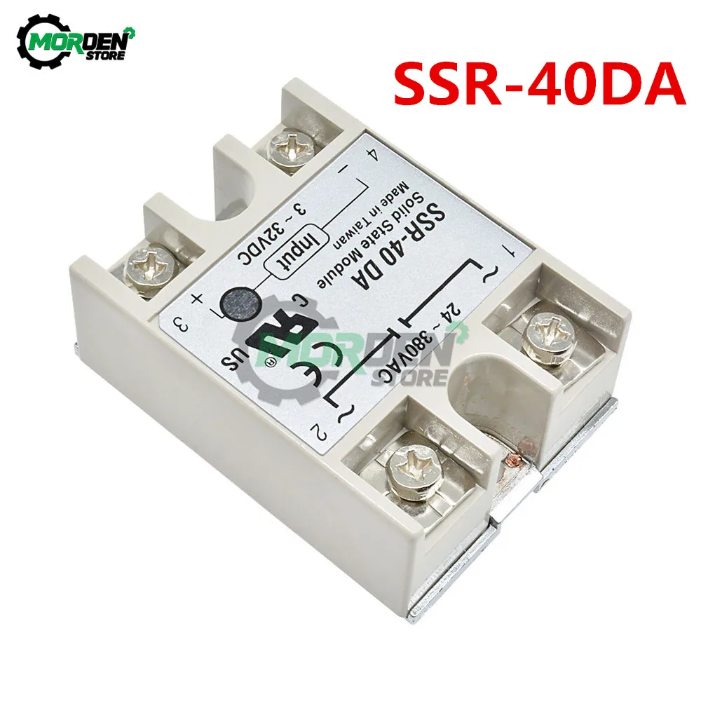 Твердотельный релейный преобразователь SSR 40DA 3 32 В постоянного тока в 24 380