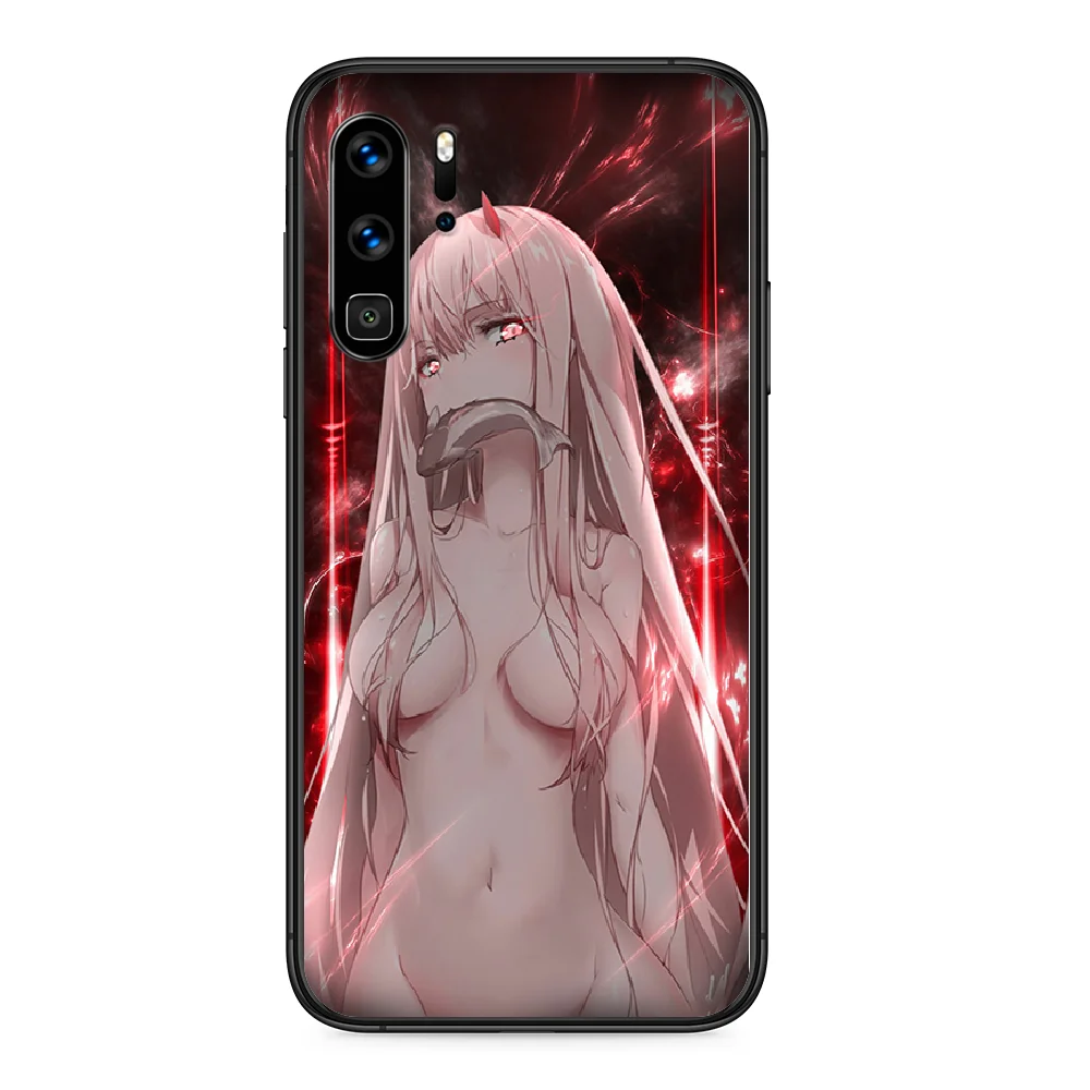 Чехол для телефона Darling in the FranXX Huawei P 9 Smart 10 20 30 40 8 Lite Mini Z 2019 Pro черный бампер