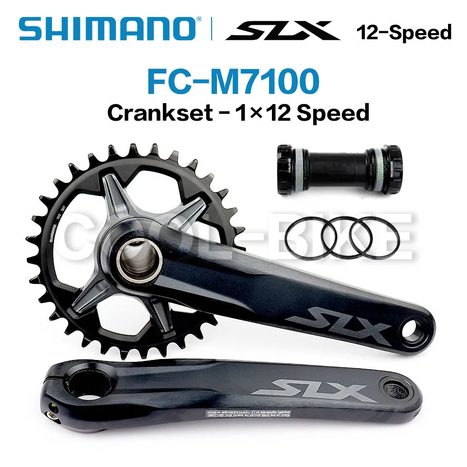 Новая Shimano DEROE SLX FC M7100 диаметра окружности болтов (1x12 12 Скорость 30T 32T 34T 170 мм 175