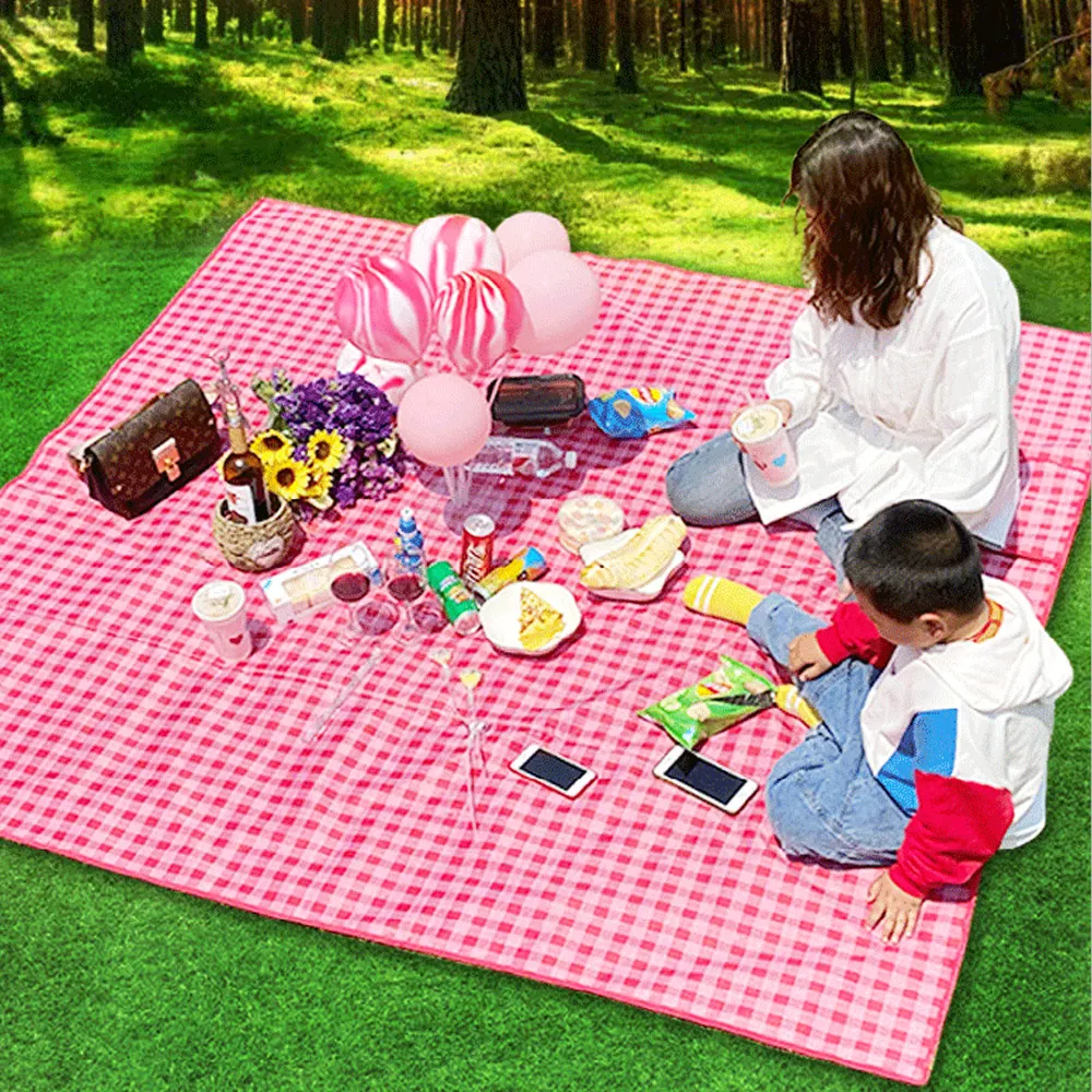 

Outdoor Picnic Mat Waterproof Pocket Beach Mat Camping Mat Waterproof Beach Picnic Mattress For Outdoor Hiking Picnic Blanket