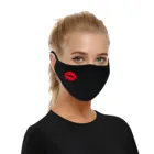 1 шт. модная маска для лица с принтом губ моющаяся повторно используемая дышащая хлопковая защитная маска для взрослых унисекс теплая маска для лица mascarillas