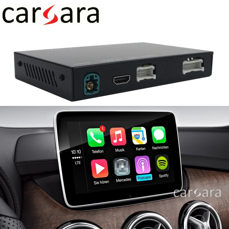 Kaufen Merce Des B Klasse W246 NGT 4.5/ NTG 5 Drahtlose CarPlay Adapter Multimedia Retrofit Bewahren Original Bildschirm Unterstützung Siri Control