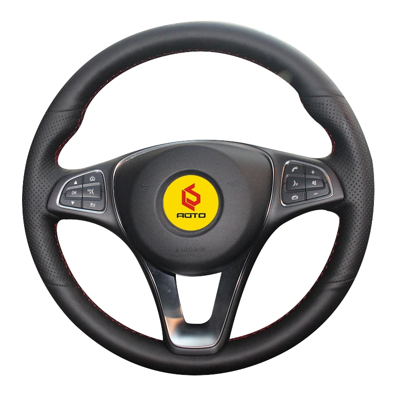 Braiding Covers for Steering Wheel Cover Mercedes Benz C180 C200 C260 C300 B200 E200 E300 CLS260 CLS300 GLC260 GLC300 | Автомобили и