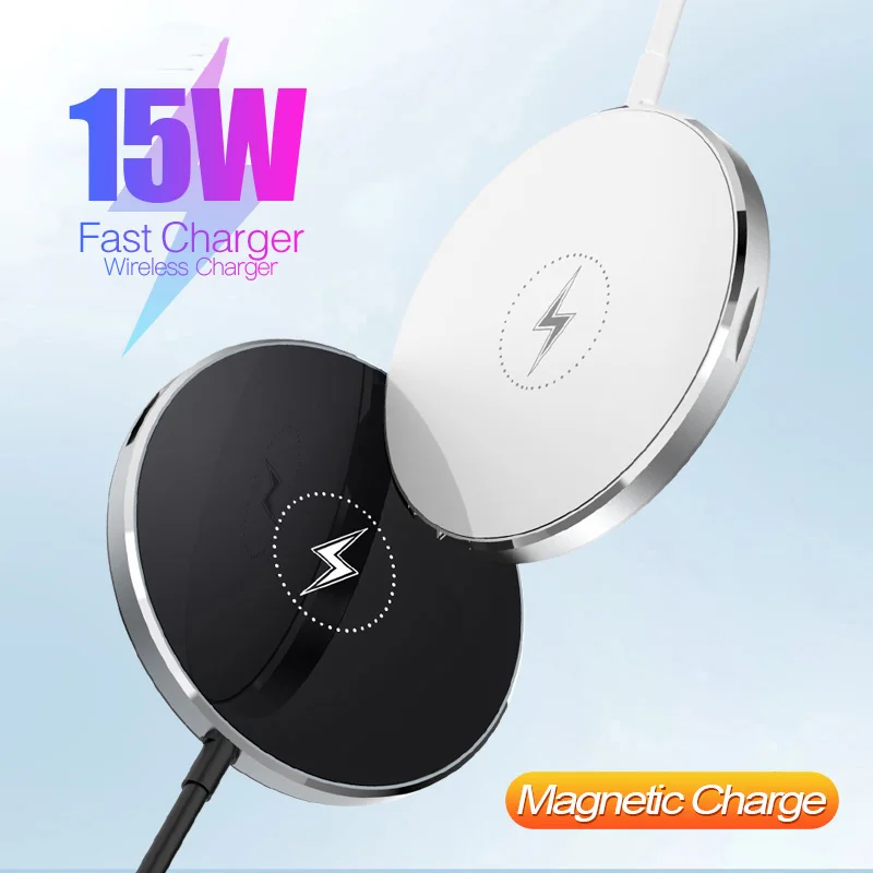 

15W Magnetic Wireless Charger Holder Qi Air Vent Mobile Phone Fast Charging Car Bracket For iPhone 11 12 Pro Max 12 Mini XR XS X