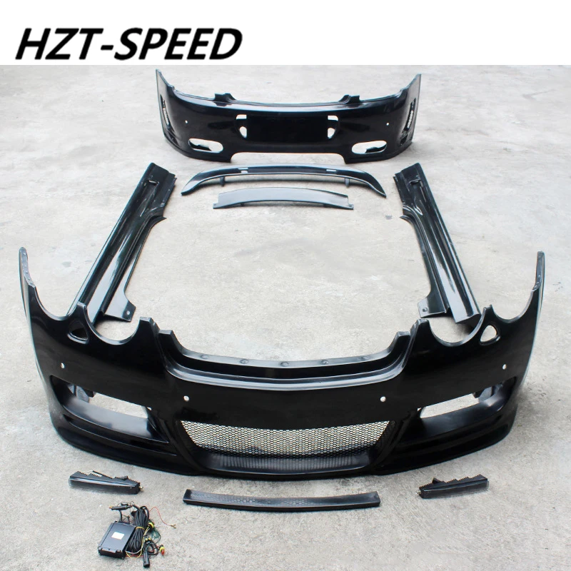 HM Стиль Неокрашенный ABS материал комплект кузова автомобиля передний задний