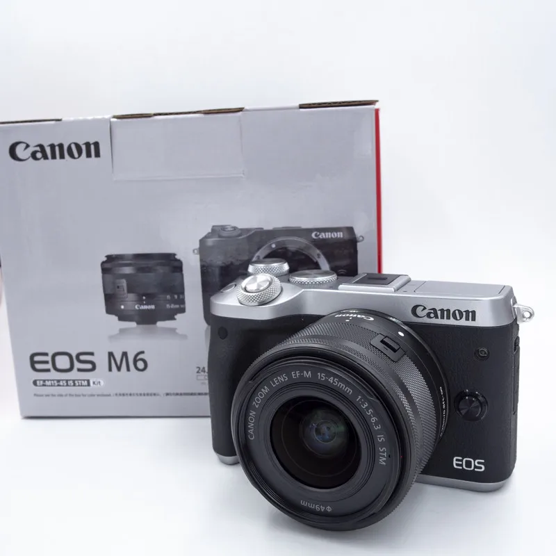 Беззеркальная цифровая камера Canon M6 с объективом 15-45 мм | Электроника