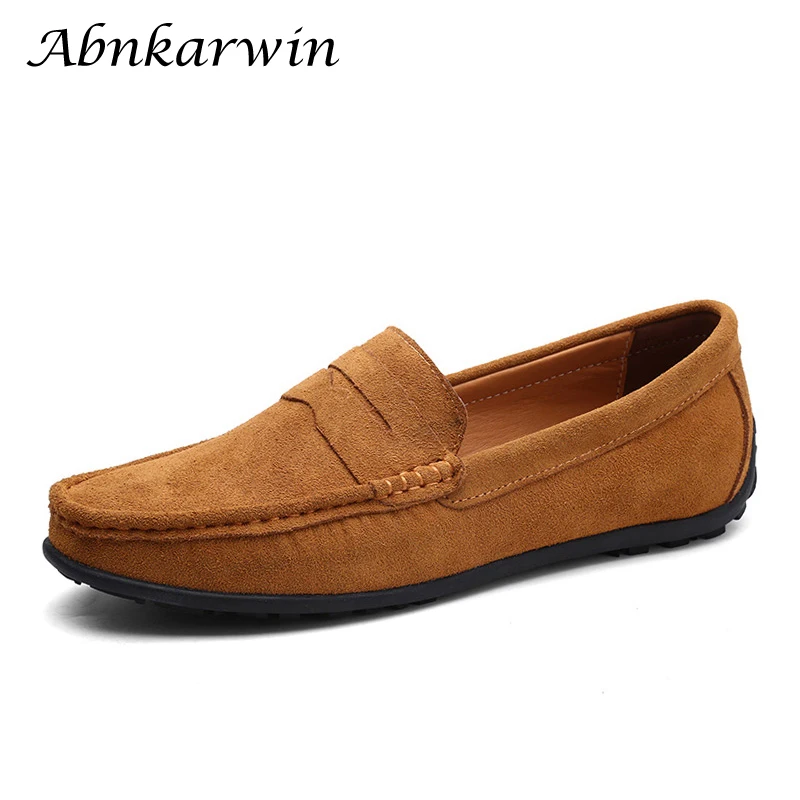 

Summer Casual Slip On Solid Men's Moccasins Mocasines Hombre Breathable Mocassim Masculino Adulto Loafers Boat Shoes Mocassin