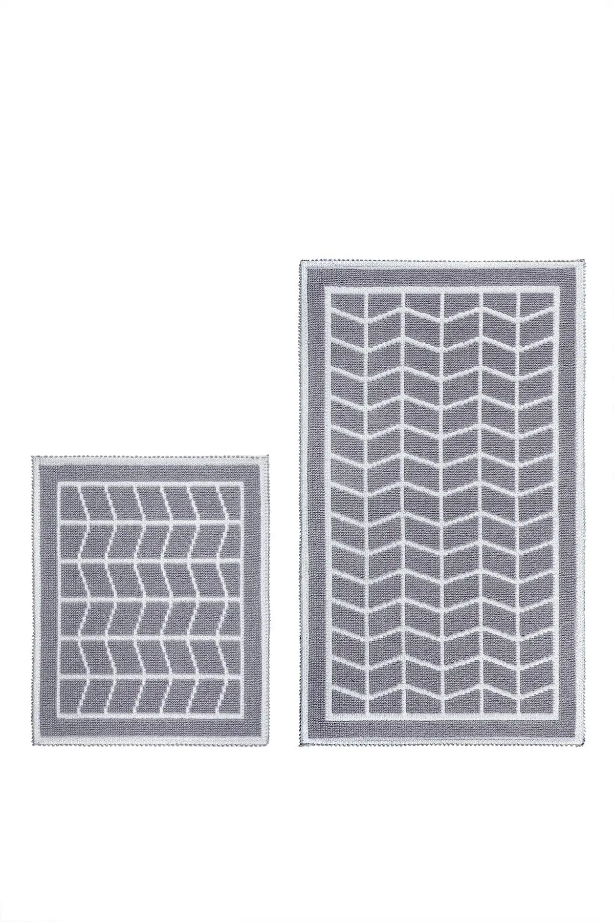 

Lozenge Cotton 2'li Bath Mat 60x100 - 50x60 Cm