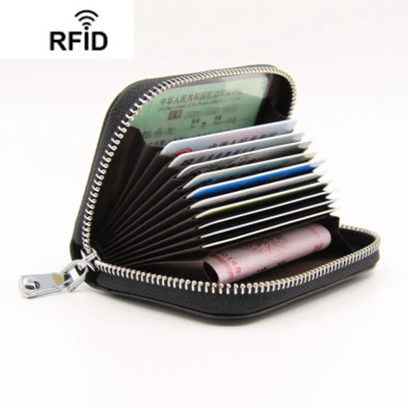 

Кошелек из коровьей кожи, с узором Личи, для кредитных карт