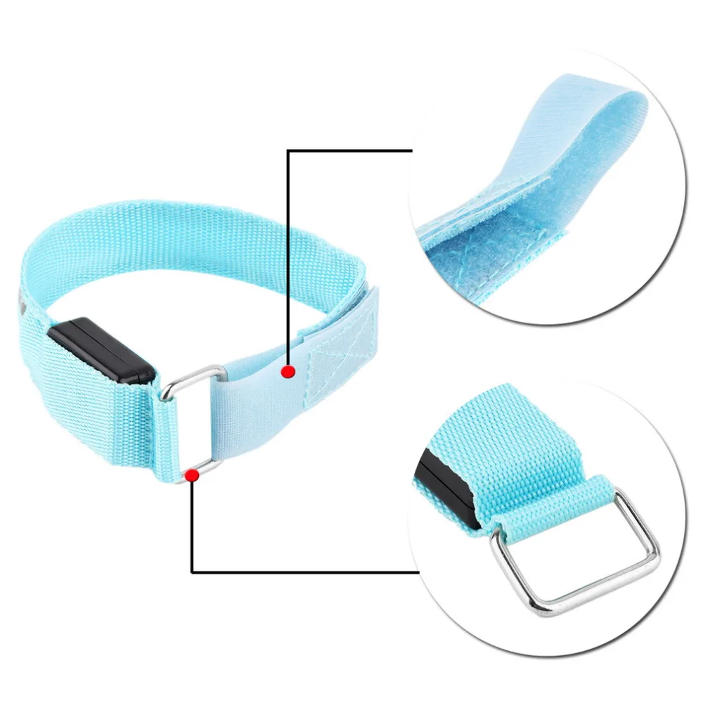 

New Arm Warmer Belt Bike LED Armband LED Safety Sports Reflective Belt Strap Snap Wrap Arm Band Armband Dropshipping 2018 Hot