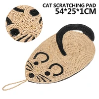 1pc cat scratch toy post pole scratching pad mat pet kitten board sisal scratcher mouse shape cat toy furniture protector