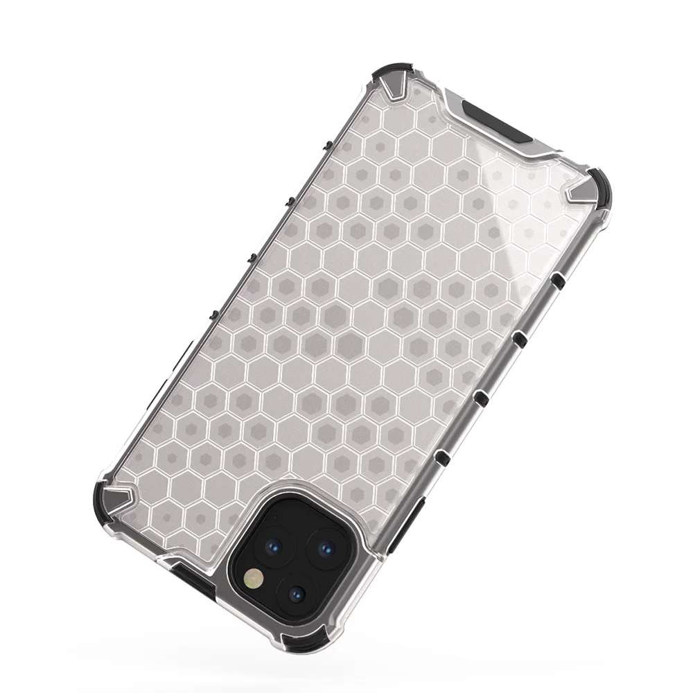 Hybrid Armor Phone Case For iPhone 11 Pro Max Xs XR X Ultra-thin Honeycomb iPHone 6 6S 7 8 Plus | Мобильные телефоны и