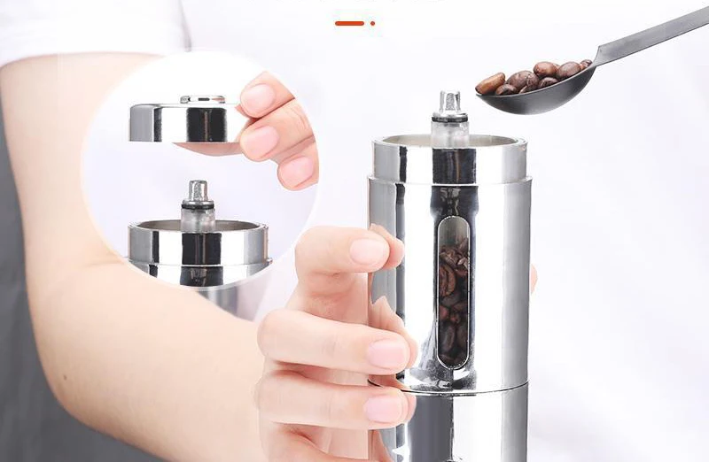 304 Edelstahl ручная шлифовальная машина Keramik Mais Kaffee Schleifen Maschine Manuelle kaffeemhuhle Kaffee Maker keramik Core