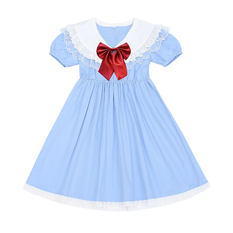 

Tz Boutique 2021 Summer New Niche Lolita Dress 4 To 12 Years Old Girls Personality Cute Princess Dress