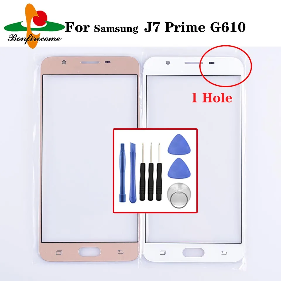 Для Samsung Galaxy J7 Prime G610 G610M G610DS G610F G610DD G610Y LCD Передний сенсорный экран стекло внешняя