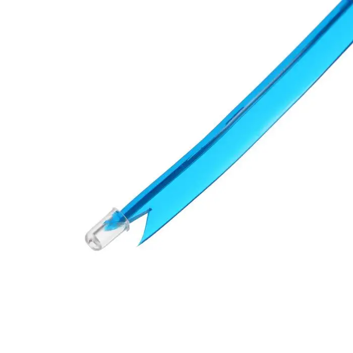 Неоновая нить для подсветки салона плоская 12 В 2 м с адаптером питания синий |