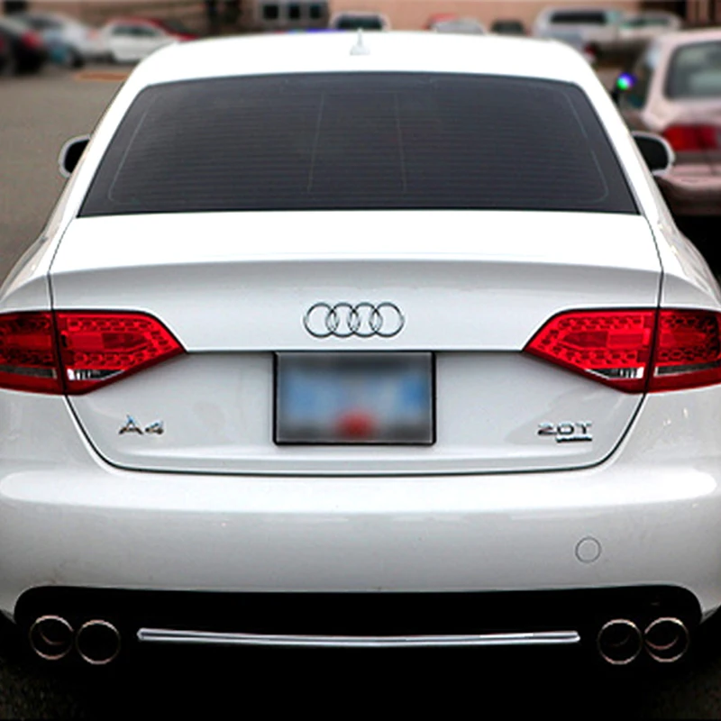 A4 B8 PU S4 Style диффузор губа на задний бампер для Audi 2009-2012 Неокрашенный праймер |